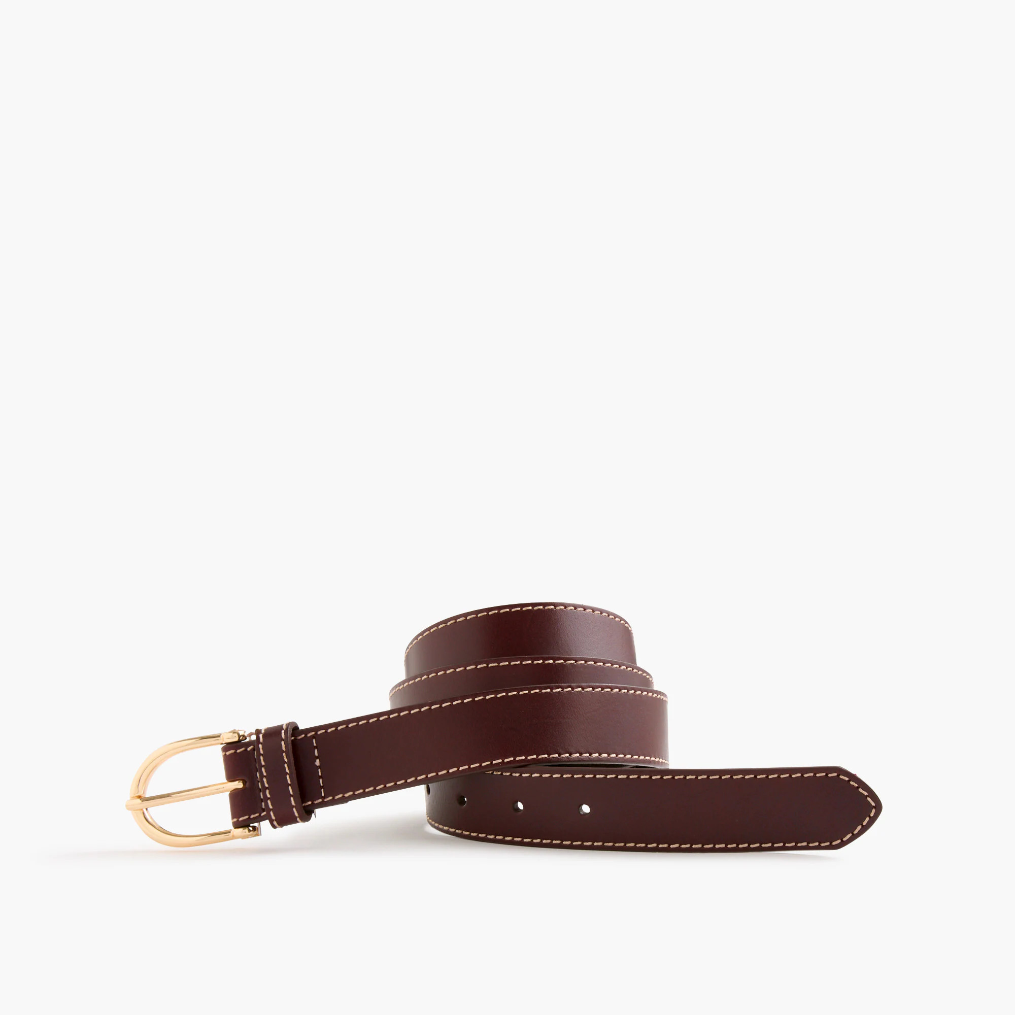 Stitched leather belt | J.Crew Factory