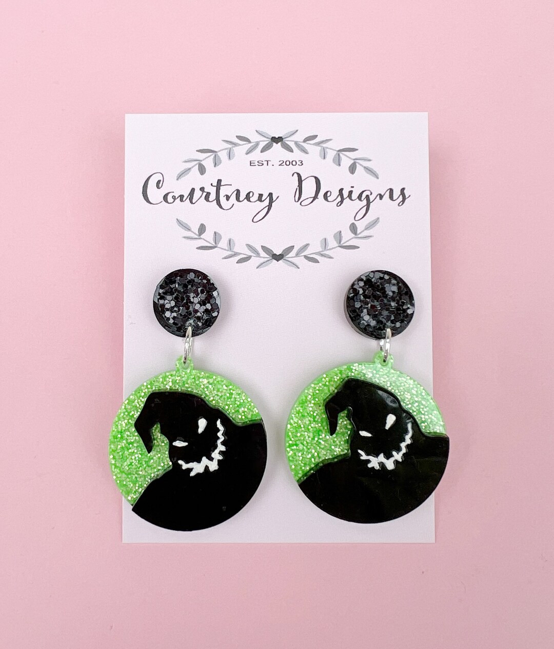 Disney Inspired Glow in the Dark Oogie Boogie Earrings - Etsy | Etsy (US)