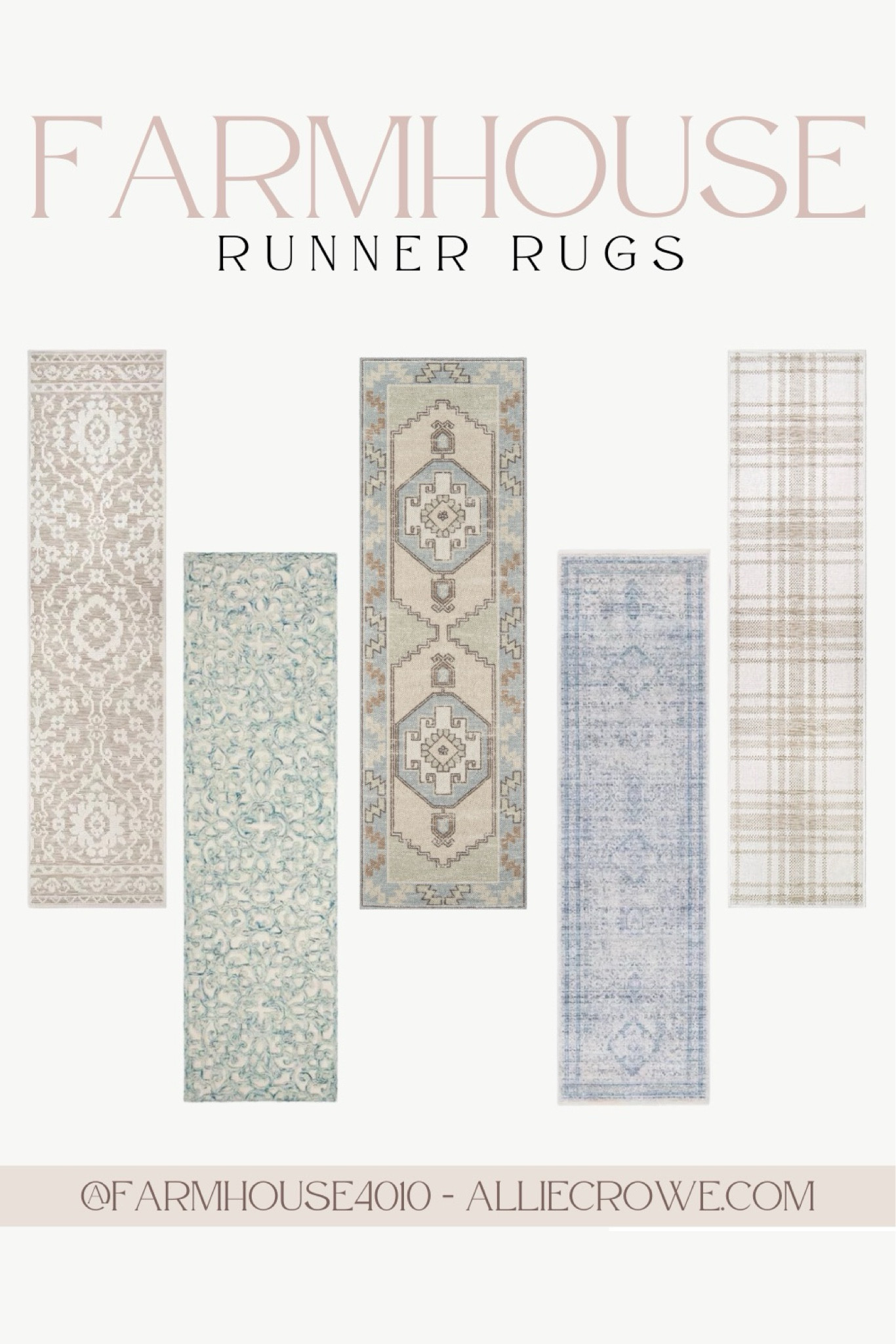 These runner rugs are perfect for a farmhouse style home! Love these as hallway runners or kitchen runners!
2/22

#LTKfindsunder100 #LTKstyletip #LTKhome