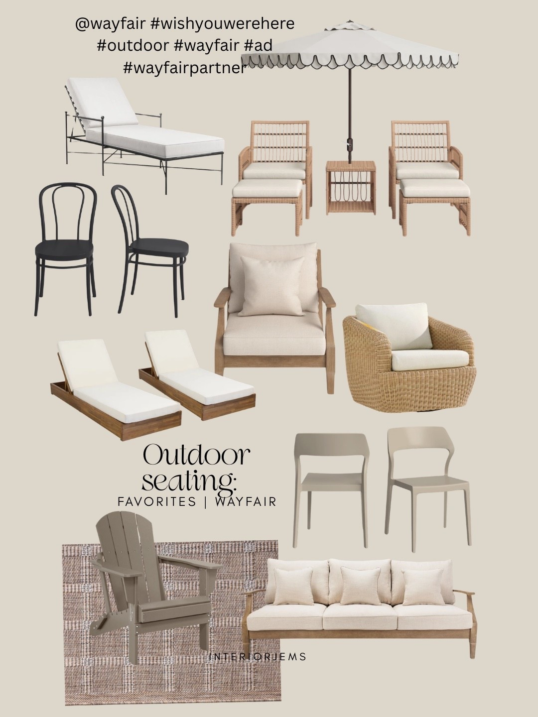 #ad I found so many great outdoor seating options while browsing @wayfair, so I rounded up a few favorites that would work beautifully for patios, porches, or poolside setups. From cozy lounge chairs and woven accent seating to classic dining chairs and chaises, these are all pieces that make it easy to create a comfortable outdoor space you’ll actually want to spend time in.
@wayfair #wishyouwerehere #outdoor #Wayfair #WayfairPartner

#LTKHome #LTKSaleAlert