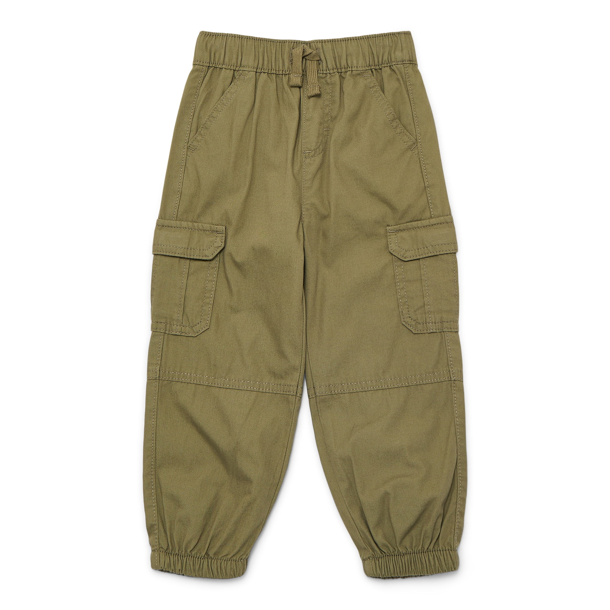 Wonder Nation Baby and Toddler Boys Cotton Cargo Jogger Pants, Sizes 12M-5T | Walmart (US)