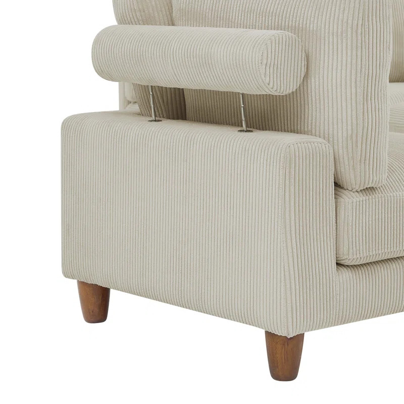 Avaah 6 - Piece Upholstered Sectional | Wayfair North America