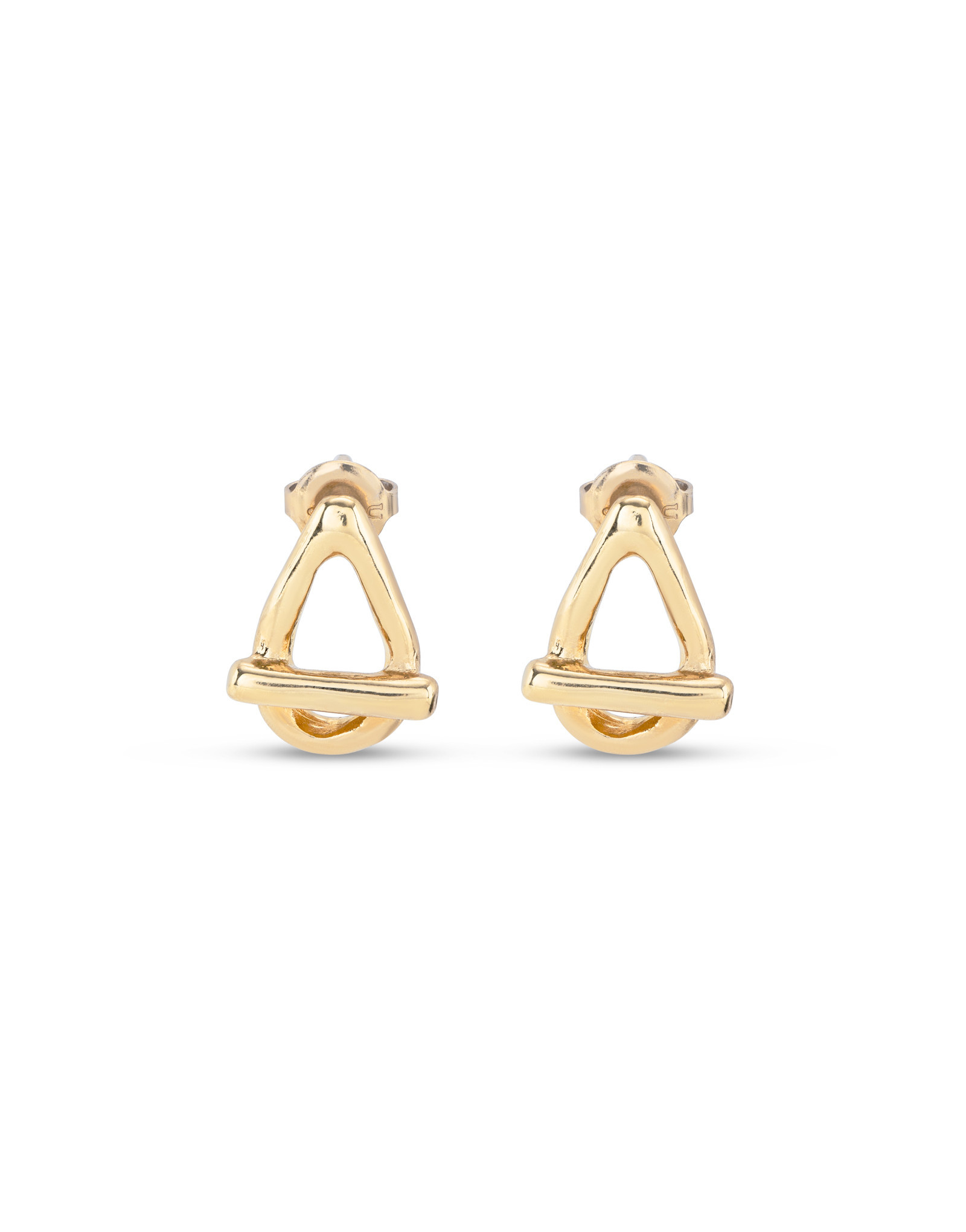 Drop oval link shaped earrings | UNOde50
