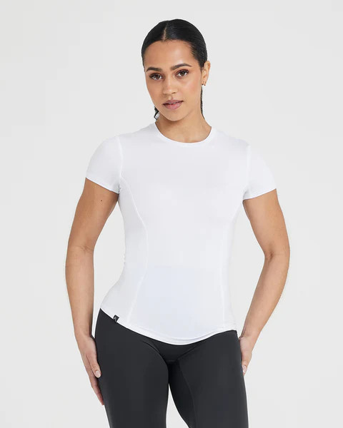 Mellow Soft Short Sleeve T-Shirt 
 White | Oner Active (UK / US)