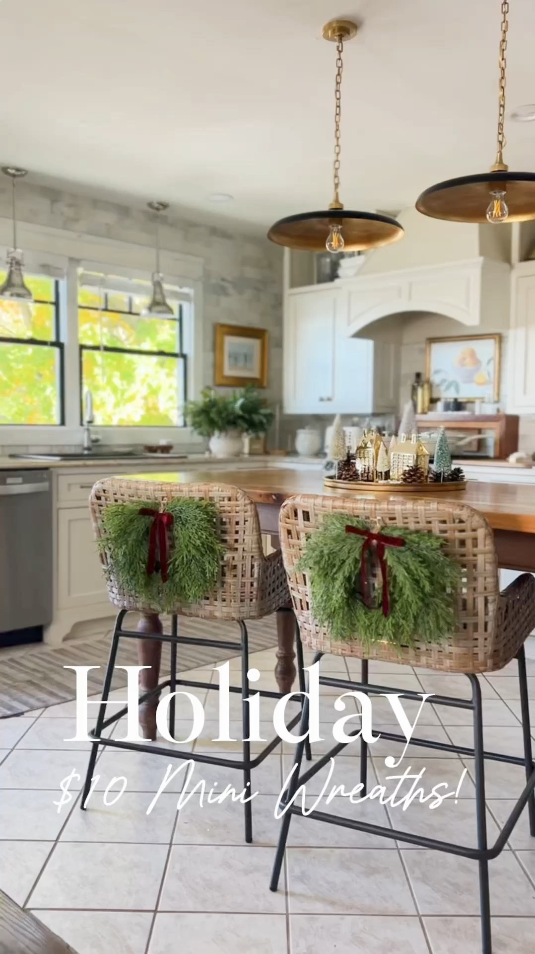 These $10 mini wreaths from Target are flying off the shelves since I shared them in stories a few days ago, and it’s no wonder—just look at that beautiful burgundy velvet ribbon! 🎀 They’re already sold out online, but you can still grab them for in-store pickup. 🌿✨

Perfect for adding a festive touch to any space, these won’t last long! Run and grab yours before they’re gone for good. 🤍