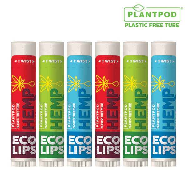 Hemp Variety Plant Pod® Organic Lip Balm, 6 Pack | Eco Lips