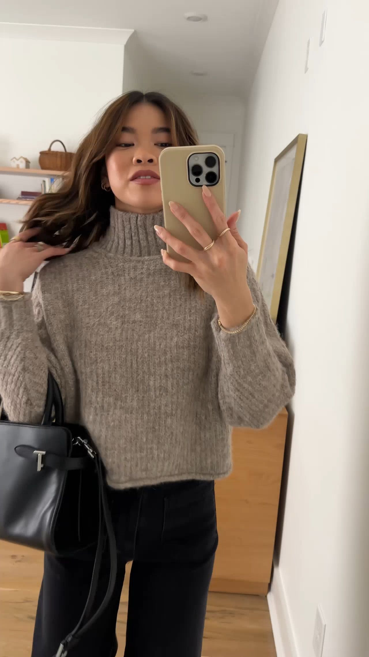 Sizing info: sweater size XXS petite in Taupe, jeans size 24 petite in washed black! 

petite fashion, get dressed with me, outfit inspiration, ootd, nashville outfit, Nashville influencer, petite style, vacation style, casual outfits, mom style, petite pants, winter dress, winter outfit, winter pants, winter outfit inpso, winter outfit idea, winter top, winter style, winter sweater, cozy sweater, cold weather sweater, cold weather outfit, winter bag, winter purse, denim, jeans, black denim, black jeans, turtleneck sweater 

 

#LTKootd #LTKmomlife #LTKSeasonal