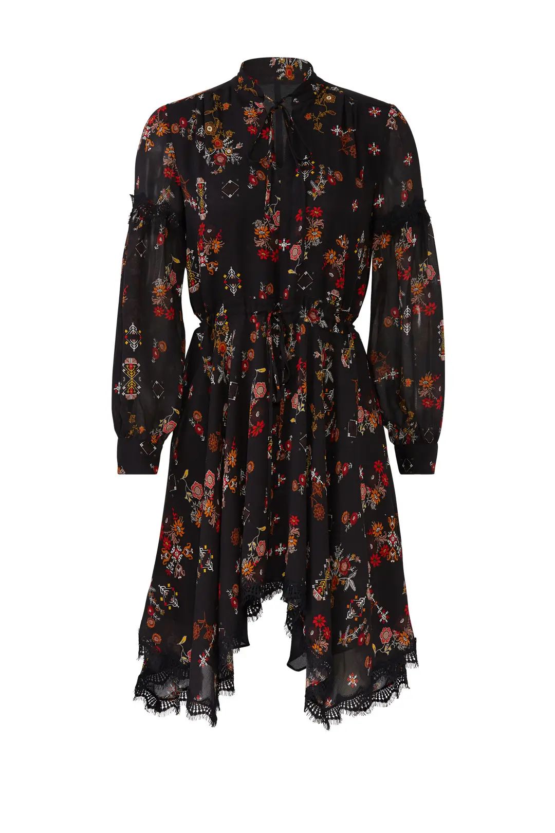 Derek Lam 10 Crosby Floral Handkerchief Dress | Rent The Runway
