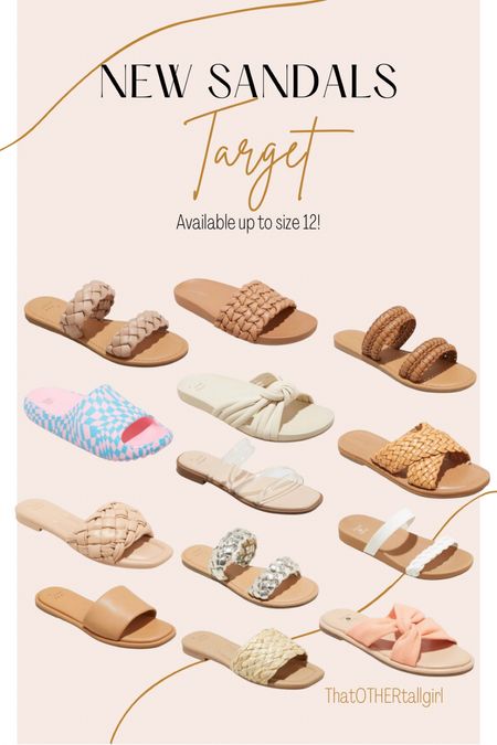 New sandals - available up to size 12! 

#LTKSeasonal #LTKshoecrush