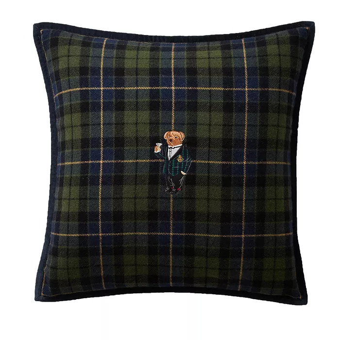 Ralph Lauren Tartan Bear Throw Pillow, 20" x 20"  Back to results - Bloomingdale's | Bloomingdale's (US)