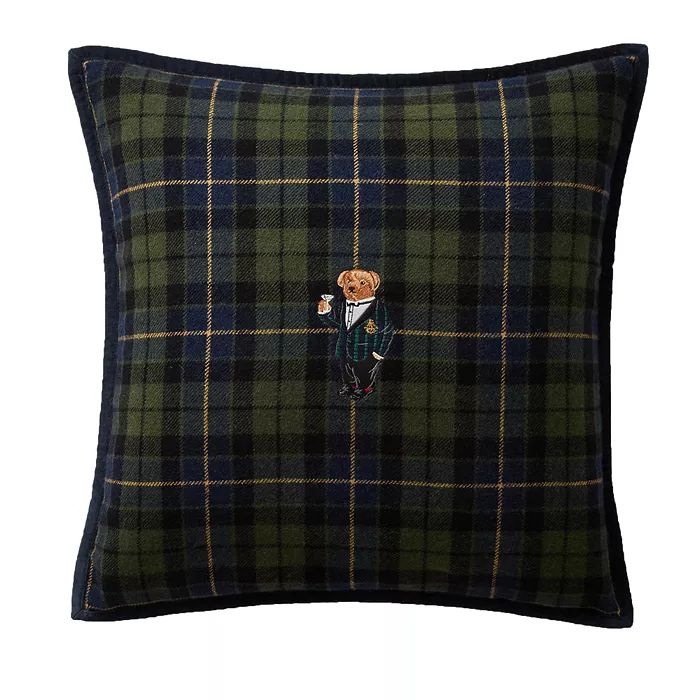 Tartan Bear Throw Pillow, 20" x 20" | Bloomingdale's (US)