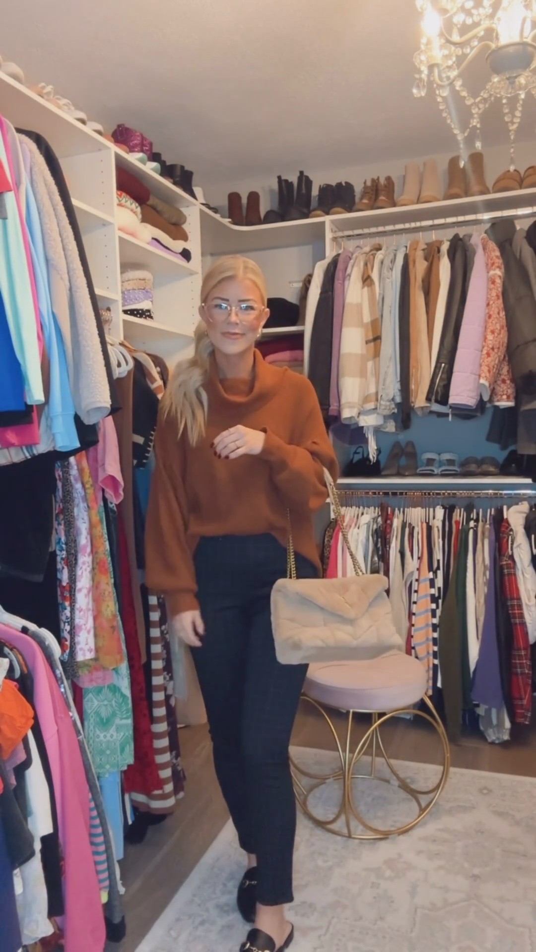 Fall work outfit // Affordable fashion // Chic work looks // DhGate designer inspired bag // Designer inspired ballet flats 

Slacks are a Marshall’s find, can’t link.

#LTKSeasonal #LTKWorkwear #LTKShoeCrush