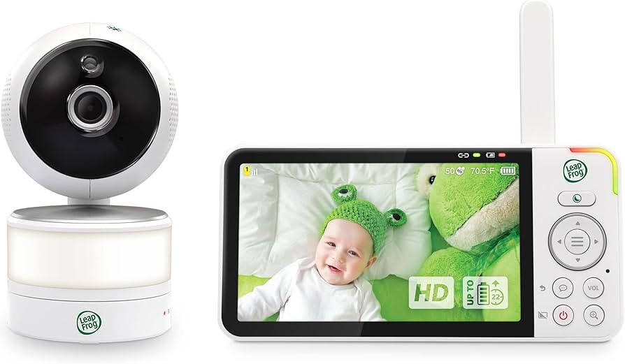 LeapFrog LF915HD Video Baby Monitor with 5” 720p HD LCD Display, 360° Pan & Tilt with 8X Zoom ... | Amazon (US)