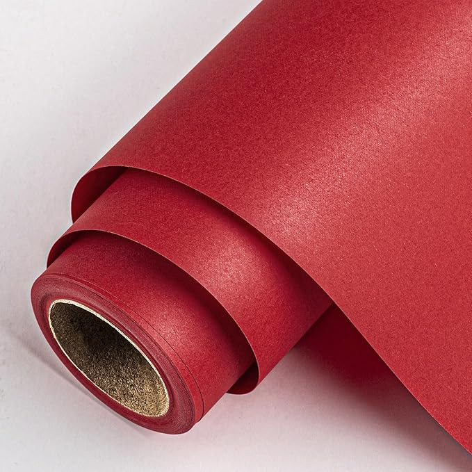 Yarcony Kraft Reversible Wrapping Paper Roll - 17 Inches x 33 Ft Recyclable Gift Wrap Paper for B... | Amazon (US)