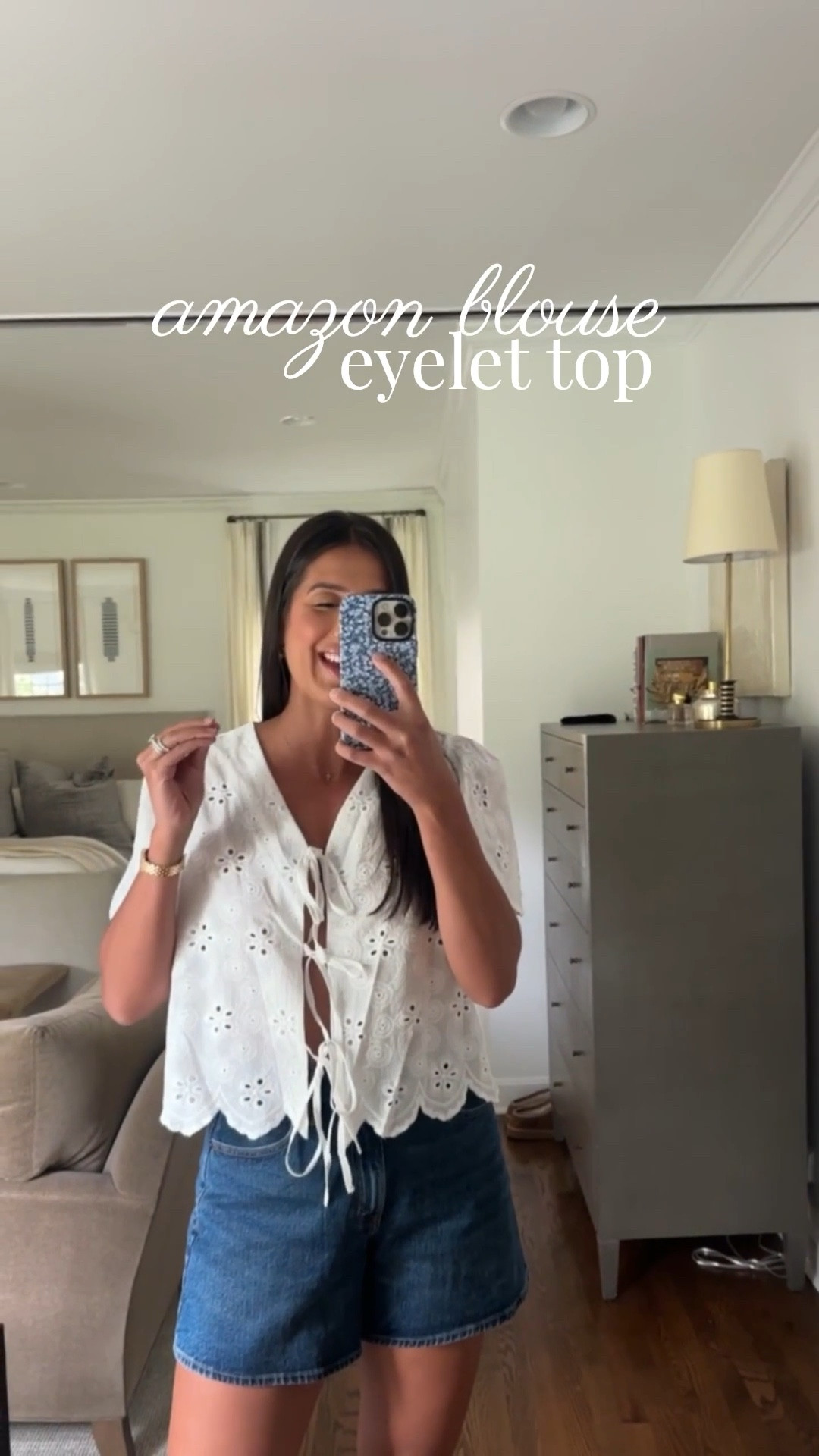 Cutest Amazon white blouse top for summer! TTS medium

amazon top, amazon blouse, eyelet blouse, eyelet top, white top, jean shorts, denim shorts, tall girl friendly, affordable friendly, boy mom, Amazon prime day, Amazon prime day deals, Amazon prime day sales, Amazon prime day finds, sale, sale alert, sale finds, Grace White, a Southern Drawl, Louisville

#LTKSaleAlert #LTKFindsUnder50 #LTKFindsUnder100