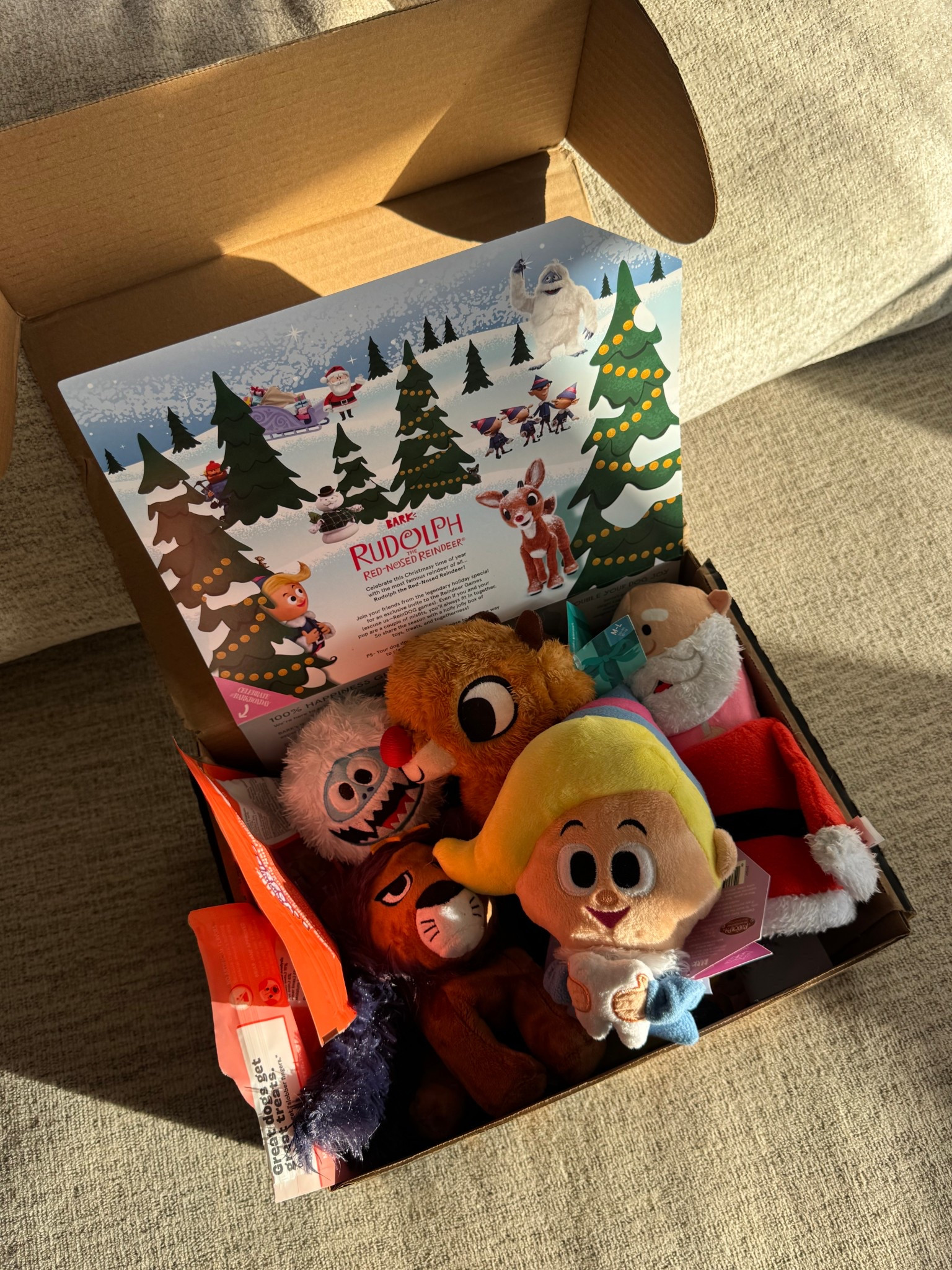 Subscribe now for a FREE Double Deluxe upgrade for 2 extra Rudolph toys and 2 extra bags of treats in your first box #barkpartner #ad