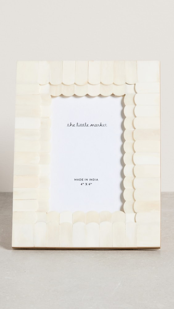 The Little Market Scalloped Frame Medium 4" x 6" | Shopbop | Shopbop