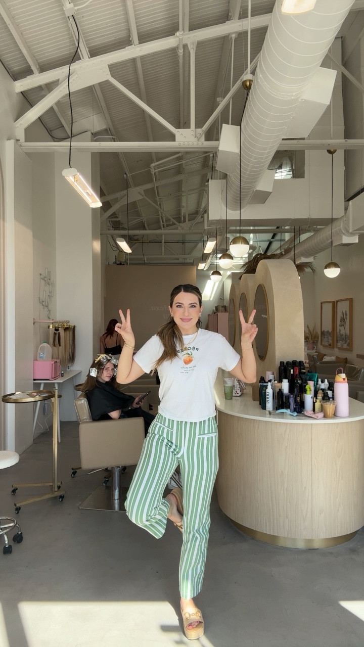 The best Gucci dupe shoe. The top and pants are old and thrifted, but I found similar ones! 