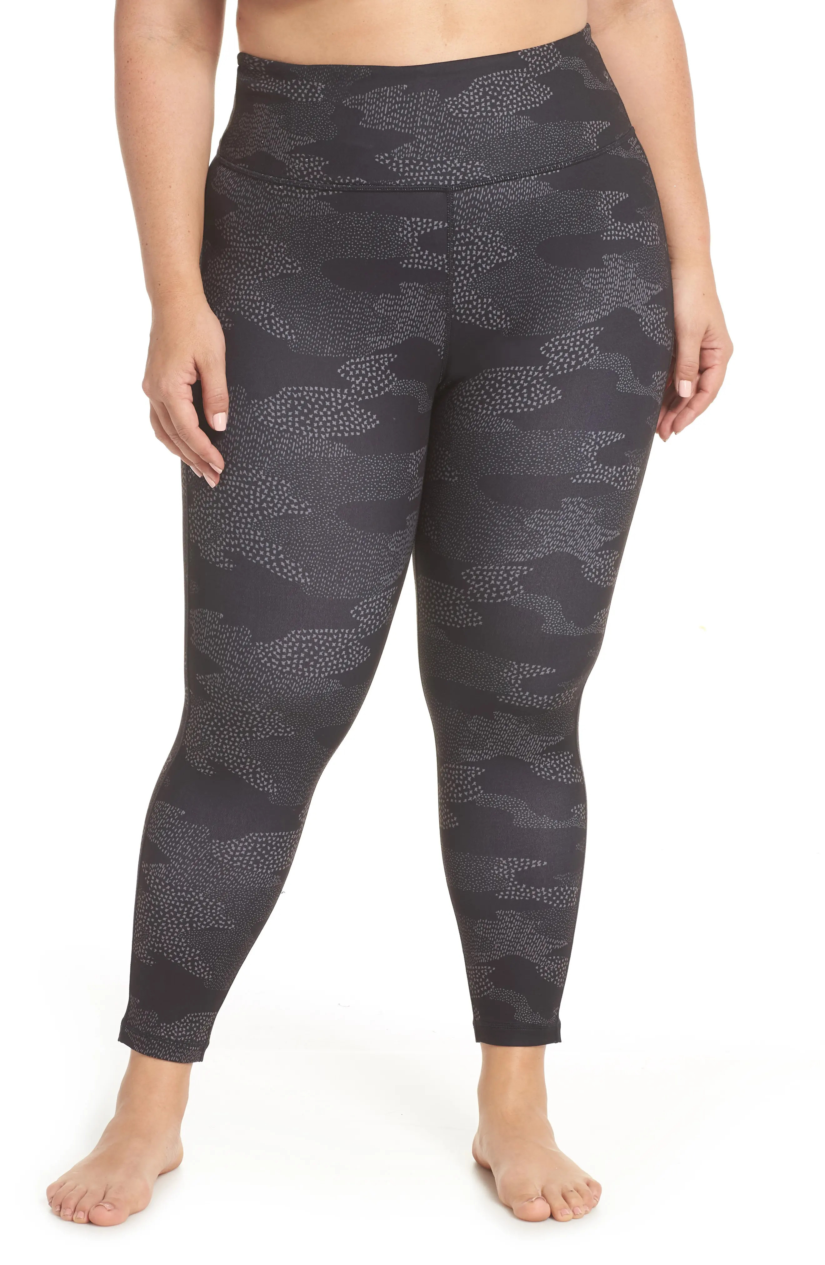 Zella Live In Print Midi Leggings (Plus Size) | Nordstrom