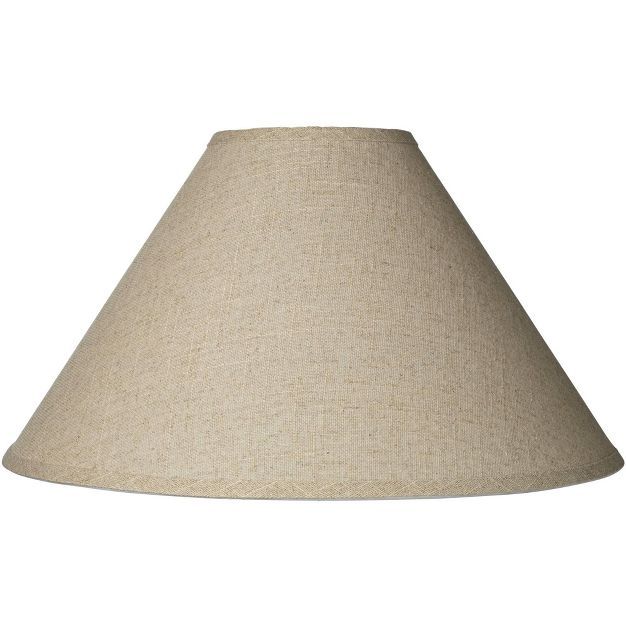 Brentwood Fine Burlap Large Empire Lamp Shade 6" Top x 19" Bottom x 10.5" High x 12" Slant (Spide... | Target