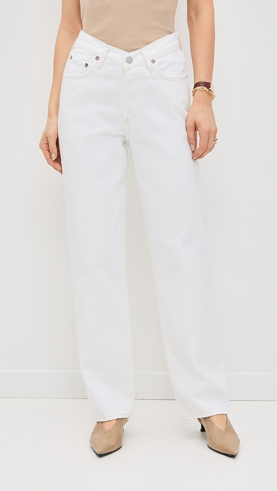 V Waist Baggy Jeans | Shopbop