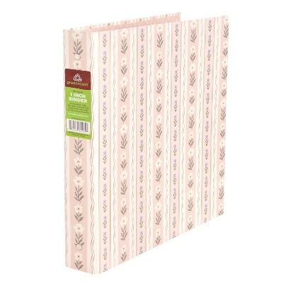 greenroom 1" Vintage Wallpaper Stripe Ring Binder | Target