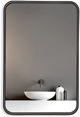 HOWOFURN Wall Mount Mirror, 24x36 Rectangular Bathroom Mirror, Wall Mirror for Bathroom, Stainles... | Amazon (US)