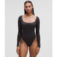Wundermost Ultra-Soft Nulu Square-Neck Long-Sleeve Bodysuit | Lululemon (US)
