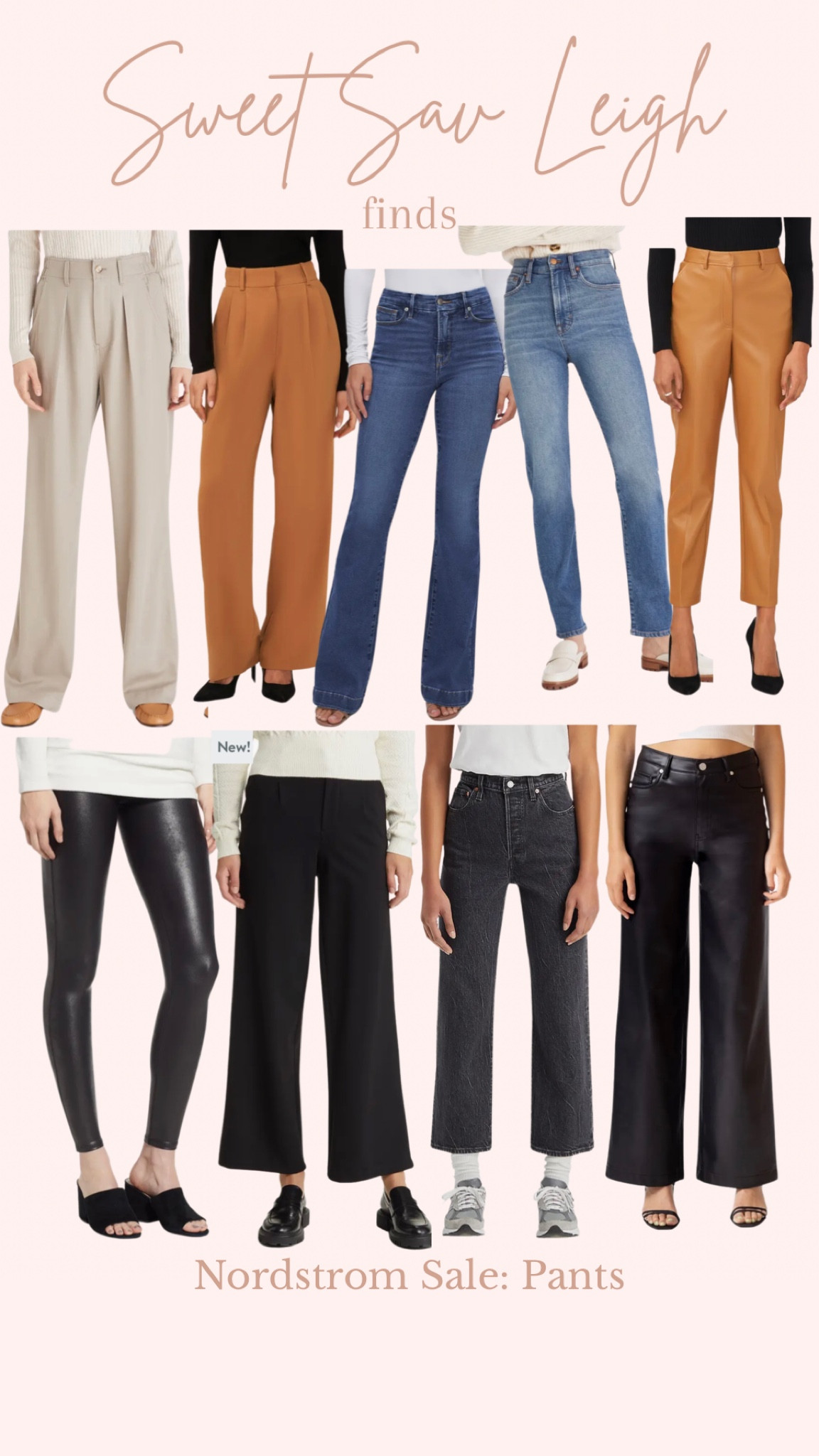 Nordstrom anniversary sale: pants | black jeans, black pants, leather pants, workwear, work pants, flare jeans, straight denim, mom jeans, Spanx leggings, leather leggings 

#LTKSeasonal #LTKFind #LTKxNSale