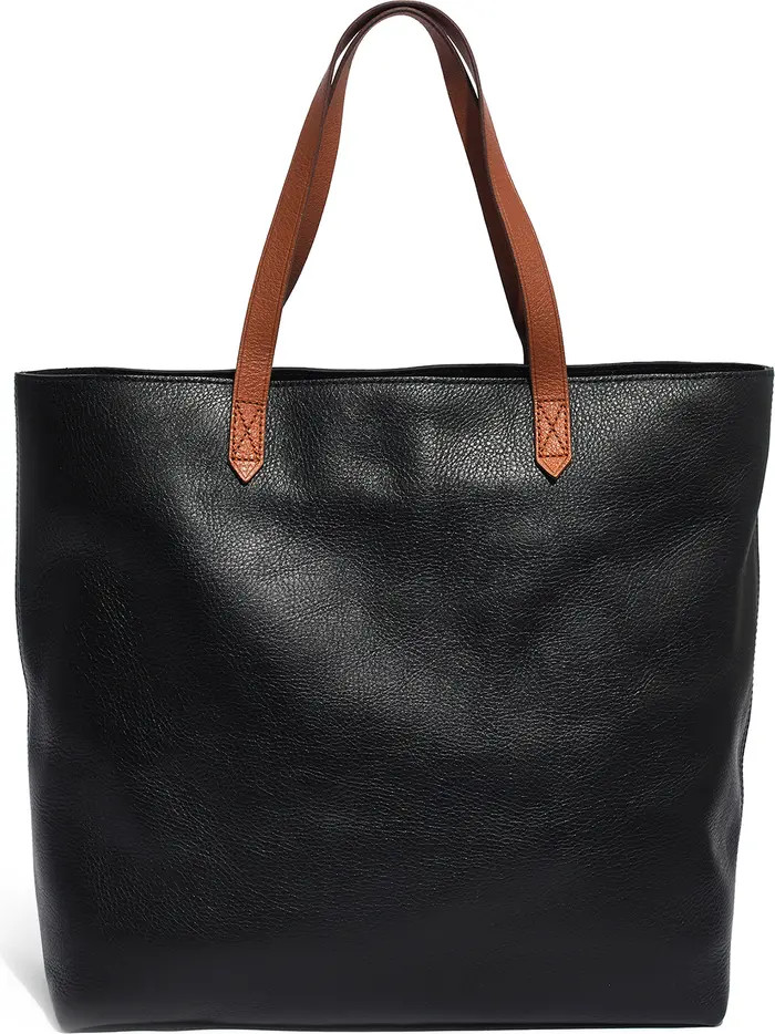 Zip Top Transport Leather Tote | Nordstrom Rack