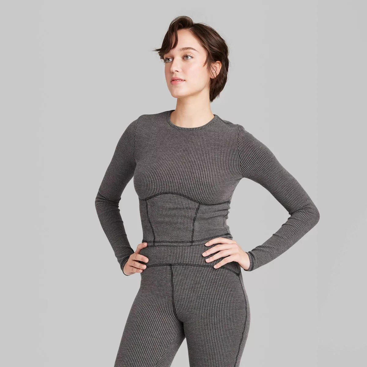 Women's Long Sleeve Corset Seam … curated on LTK