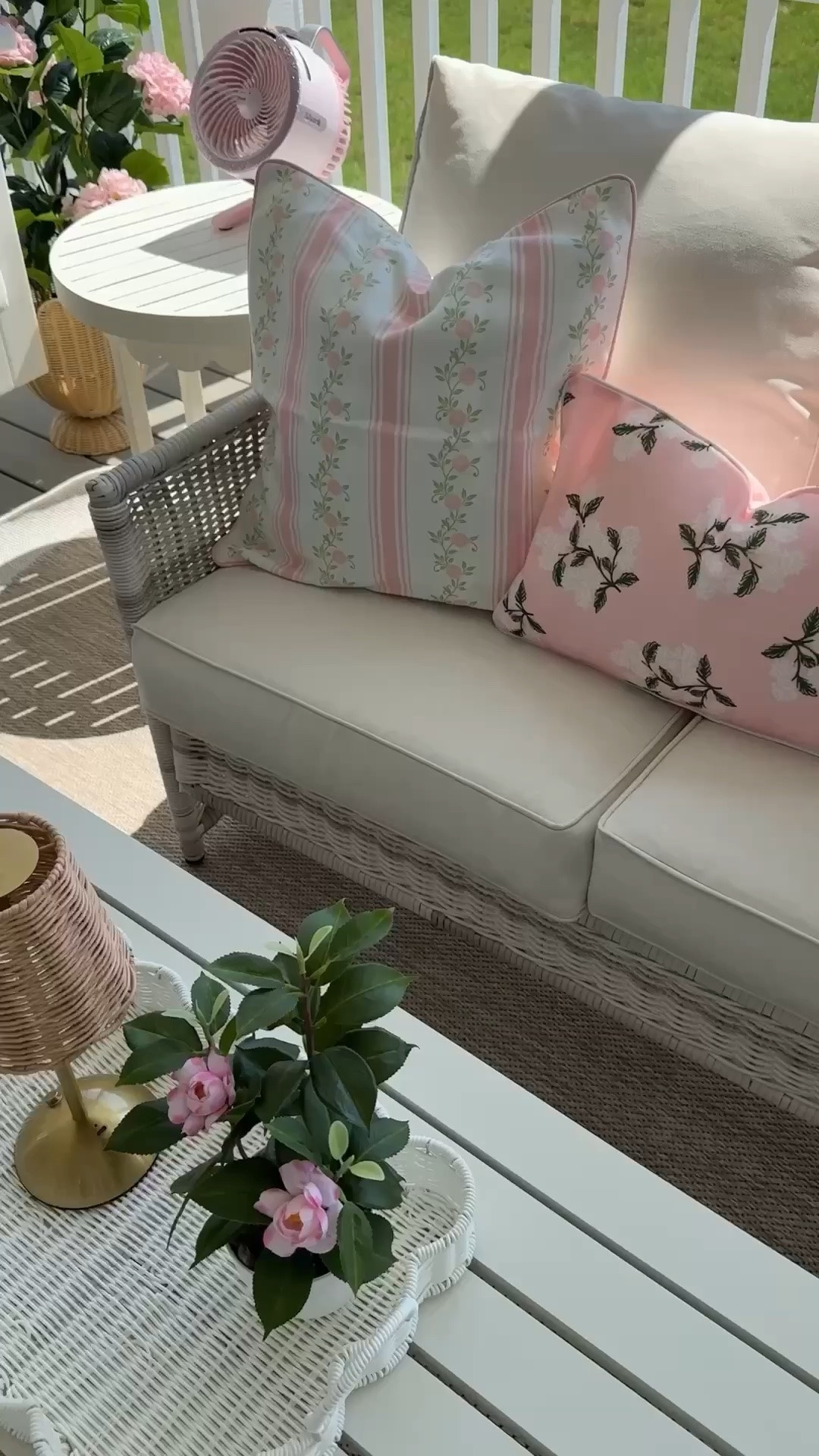 Amazon summer patio decor and must haves! 🌸 scallop water proof tray, outdoor pillows, shark misting fan! 
Polywood daybed swing in chippendale, Walmart patio furniture set (Serena & Lily look for less!) 
@POLYWOOD

#LTKSeasonal #LTKSaleAlert #LTKHome
