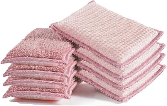 JEBBLAS Bamboo Natural Absorbent Sponges Kitchen Cleaning Sponges Reusable Dish Washing Sponges P... | Amazon (US)