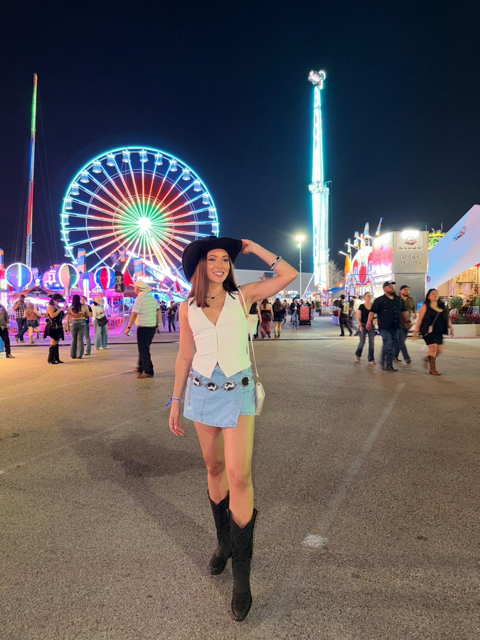 Rodeo season is in full effect!! 

Top is from Aritzia, belt, boots, and hat are from Buckle! #rodeo

#LTKSeasonal #LTKSpringSale #LTKootd
