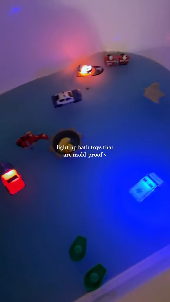 if bath time is currently a hard no in your house… these might change everything 🚨🛁

these light-up emergency vehicle bath toys turn the tub into a full rescue mission — flashing colors when they hit the water, soft + squeezable for little hands, and mold-free (bc no thank you 👀).

they’re sealed with a no-hole design, baby-safe, and perfect for sensory play, imaginative games, and keeping toddlers engaged long enough to actually get clean. bonus: the lights turn off automatically to save battery life.

bath time win for babies & toddlers who need a little extra fun ✨

#bathtimewin #toddlerbath #bathhacks #momfinds #toddlerapproved #sensoryplay #moldfreetoys #lightuptoys #parentsoftiktok #momsoftiktok #babybath #toddlerlife #gentleparenting #montessoriplay #waterplay #cozymomlife

#LTKmomlife #LTKKids #LTKGiftGuide