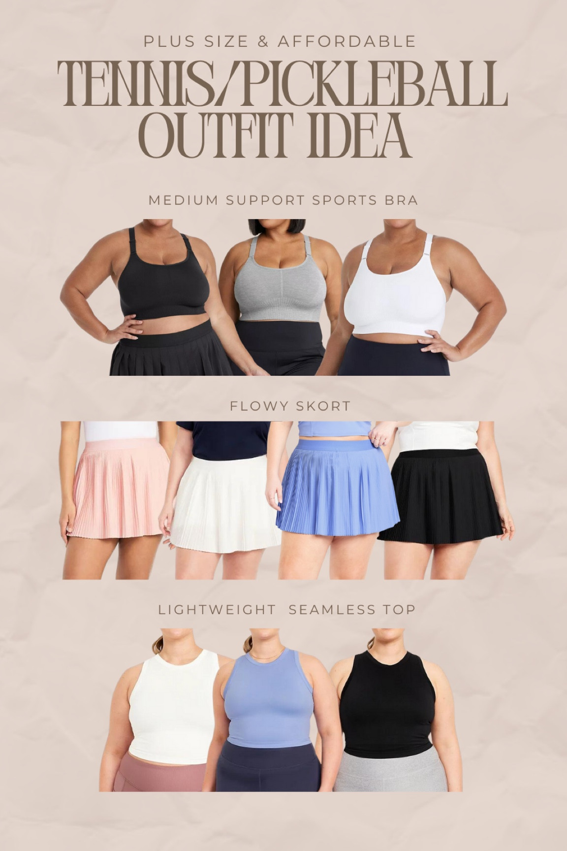 Plus size super cute summer activewear perfect for tennis or pickleball!🏓💖

#LTKplussize #LTKfitness #LTKsummer