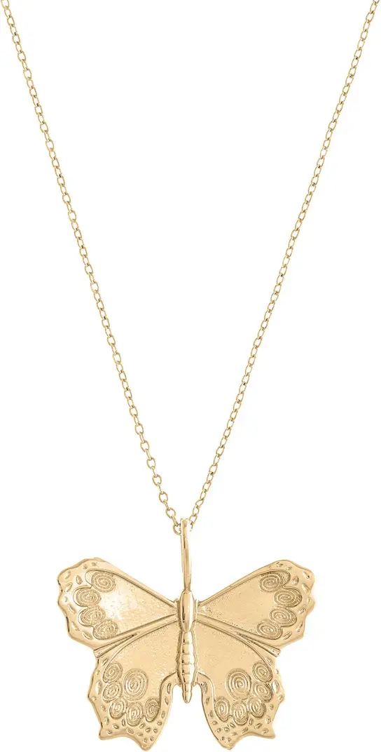 Girls Crew Butterfly Necklace | Nordstrom | Nordstrom
