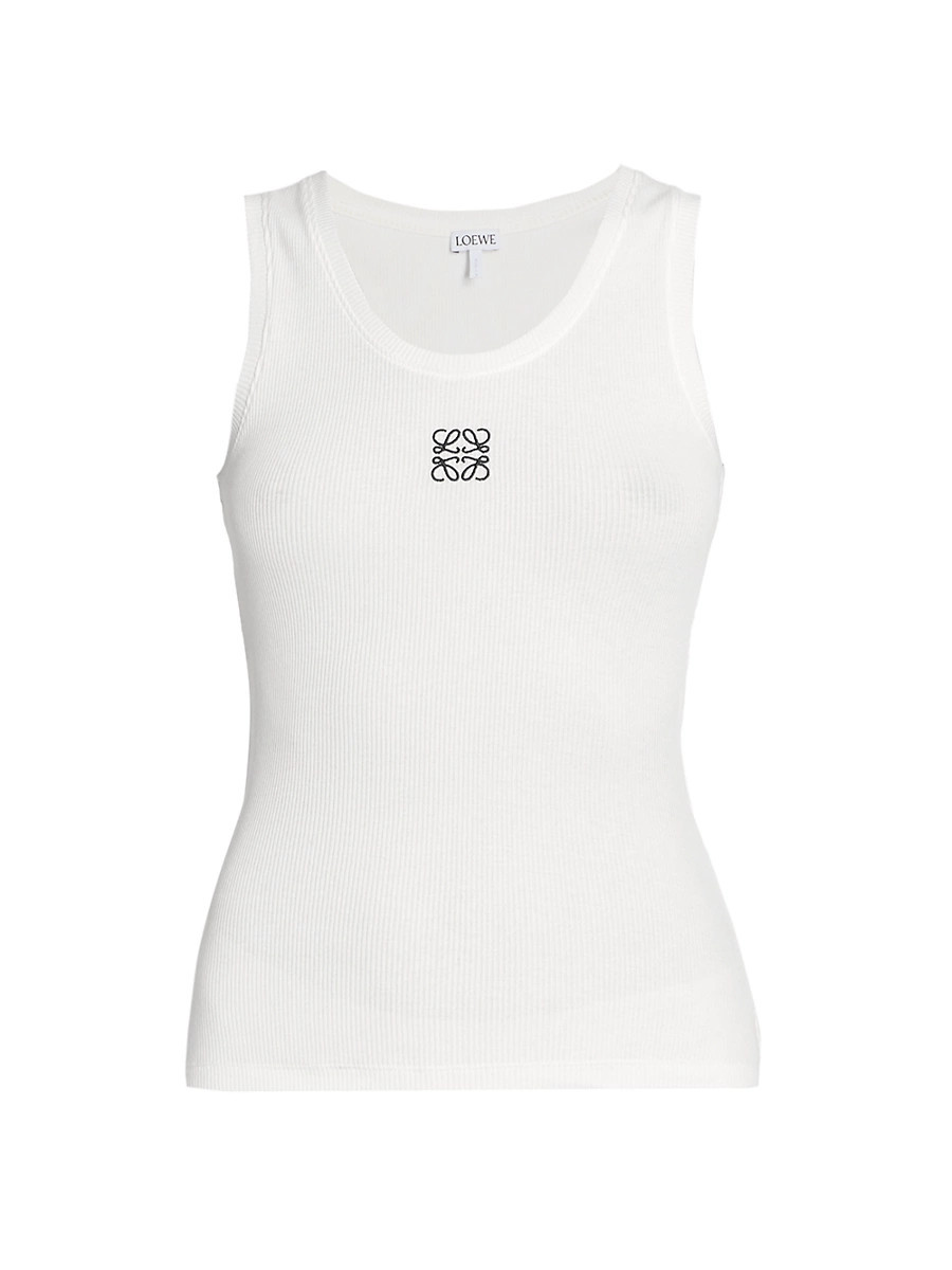 Women's Anagram Tank Top - White - Size XS | Saks Fifth Avenue