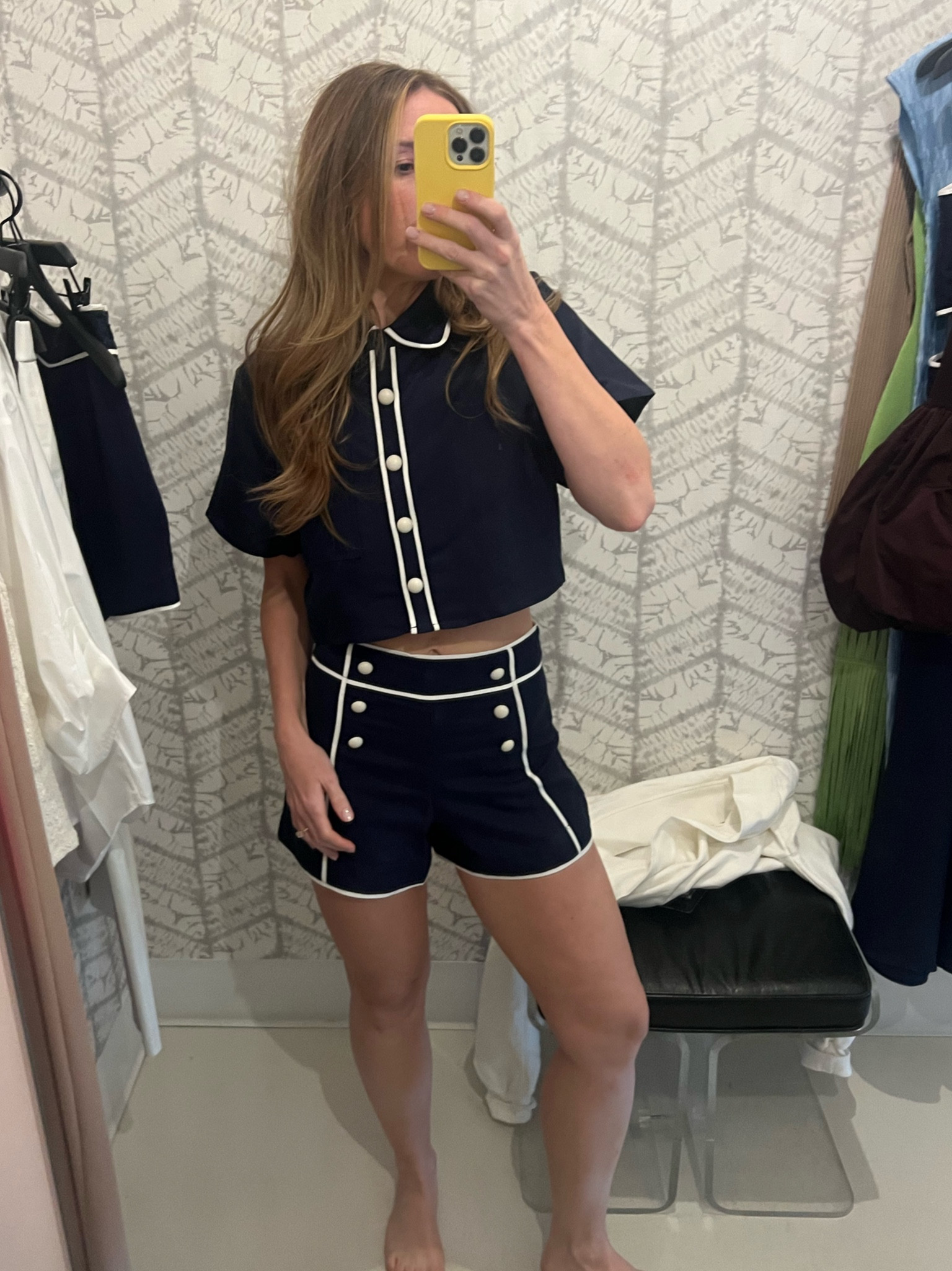 Cutest navy linen set for summer! 

#LTKSeasonal