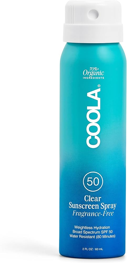 COOLA Organic Sunscreen SPF 50 Sunblock Spray, Dermatologist Tested Skin Care for Daily Protectio... | Amazon (US)