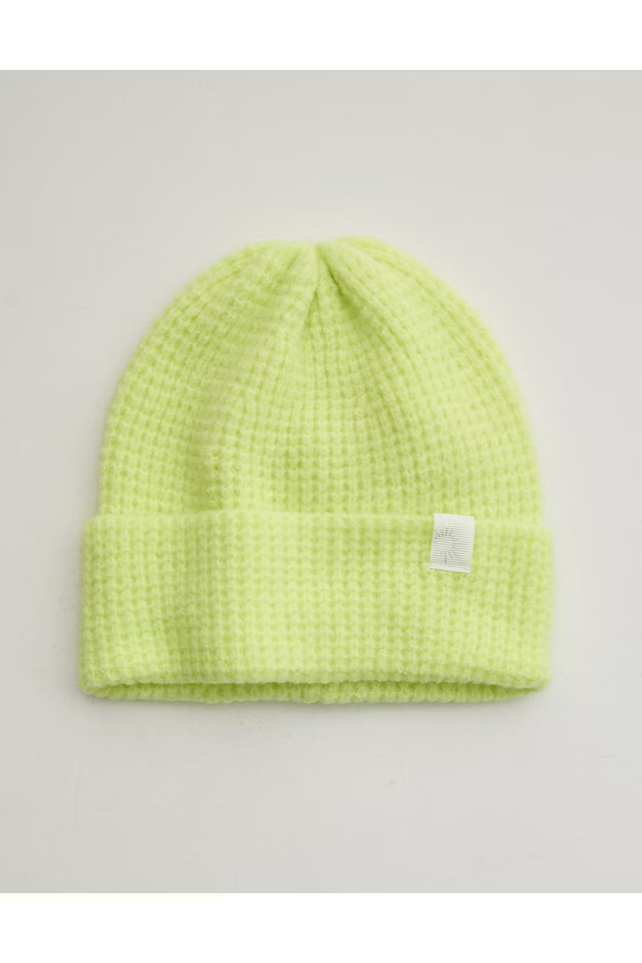OFFLINE By Aerie Waffle Beanie Women's Sharp Green One Size | Aerie