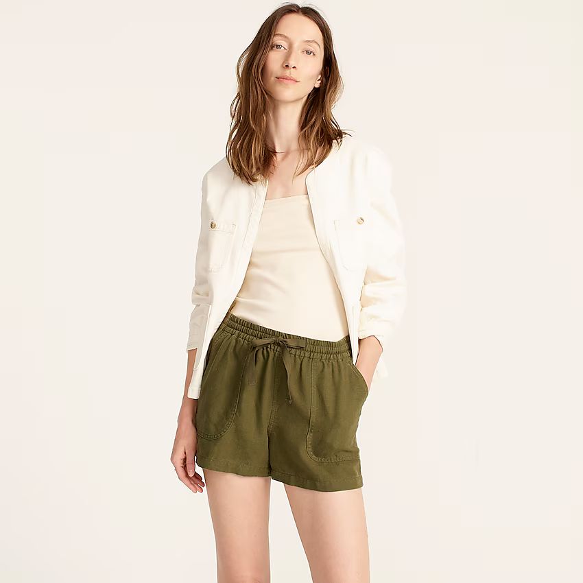 Seaside short in linen blend | J.Crew US