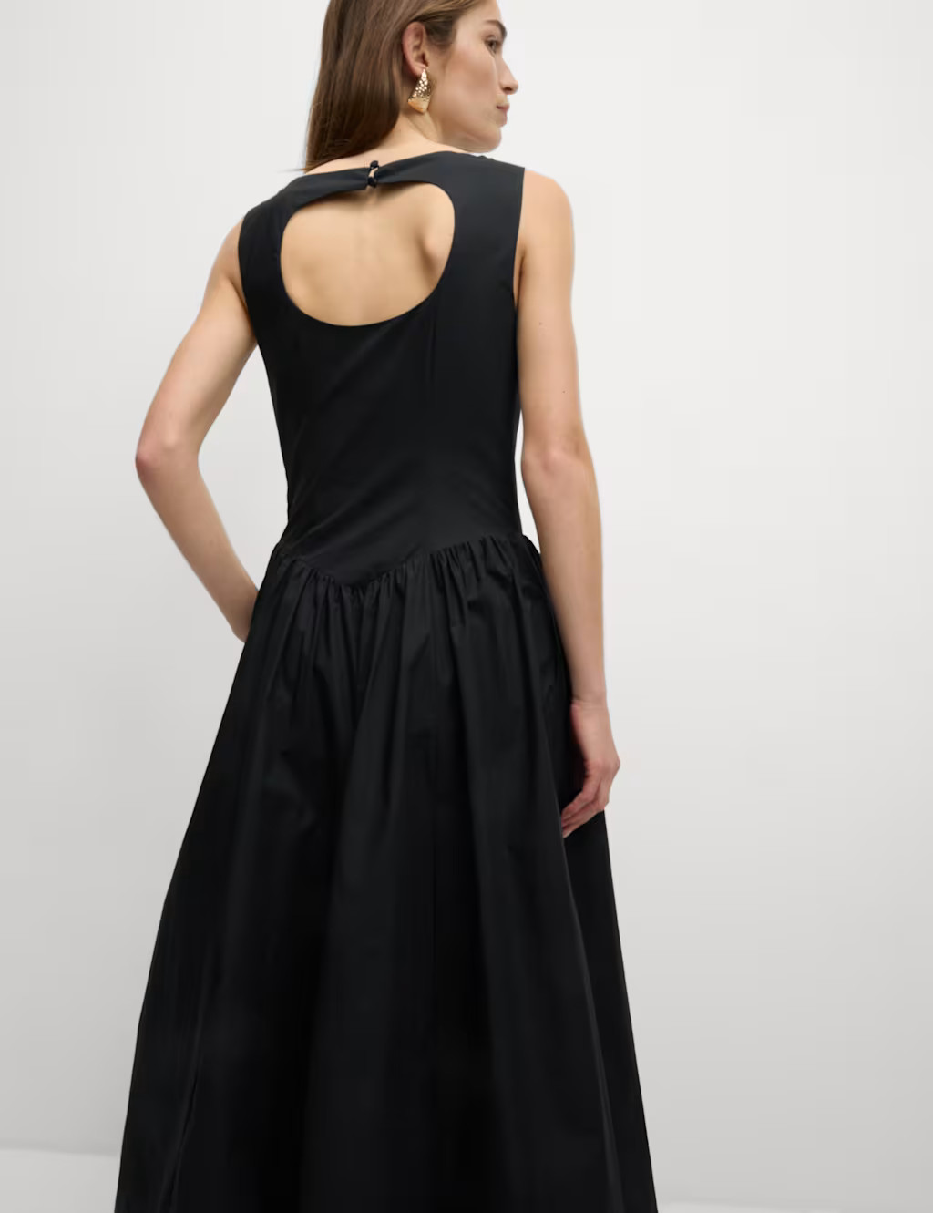 Pure Cotton Bubble Hem Midaxi Dress | Marks & Spencer (UK)