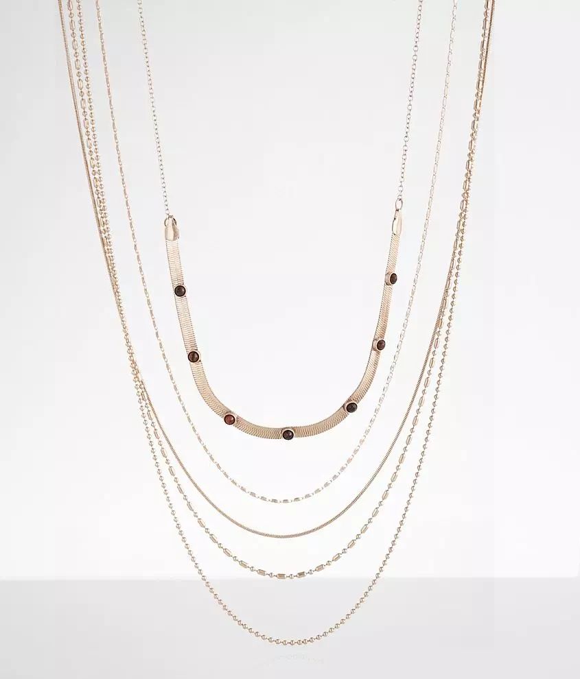 Layered Necklace Set | Buckle