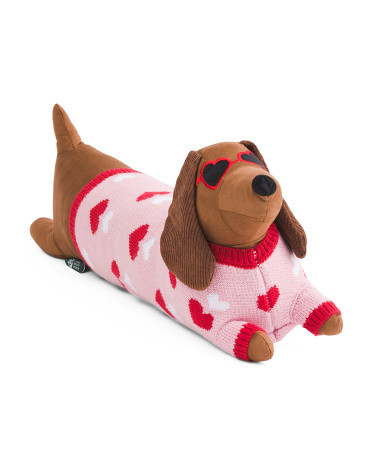 24x9 Valentines Dachshund Pillow | TJ Maxx