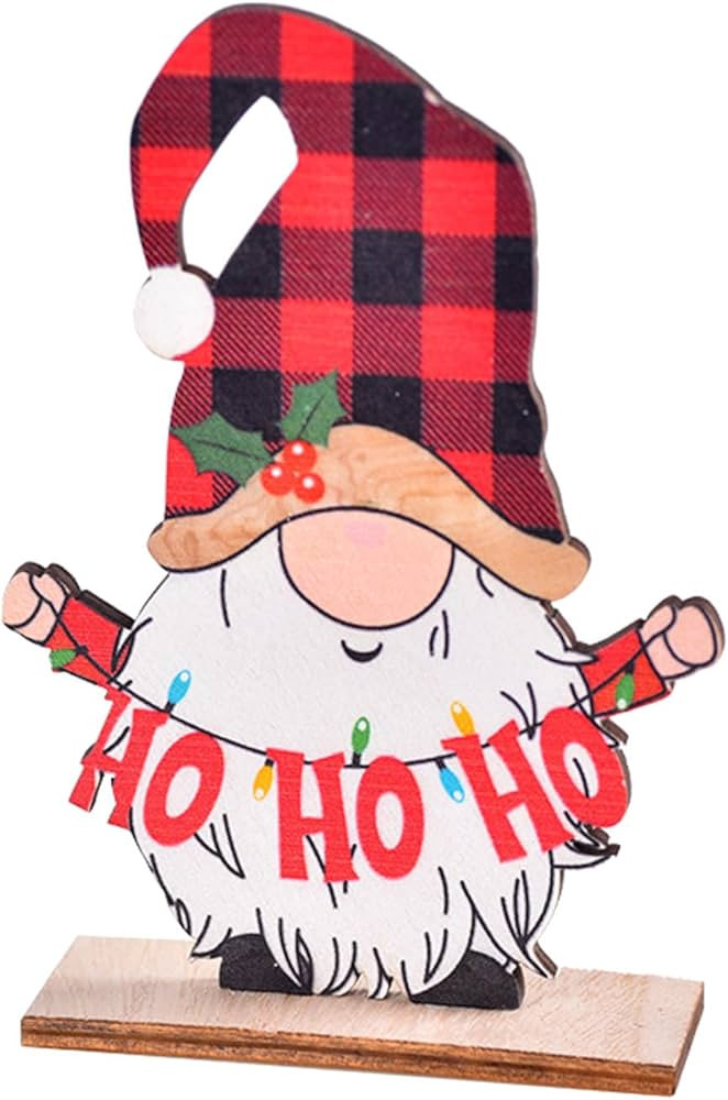 Christmas Decorations Indoor 2024 Ornament Christmas Decorations Painted Wooden Ornament Christma... | Amazon (US)