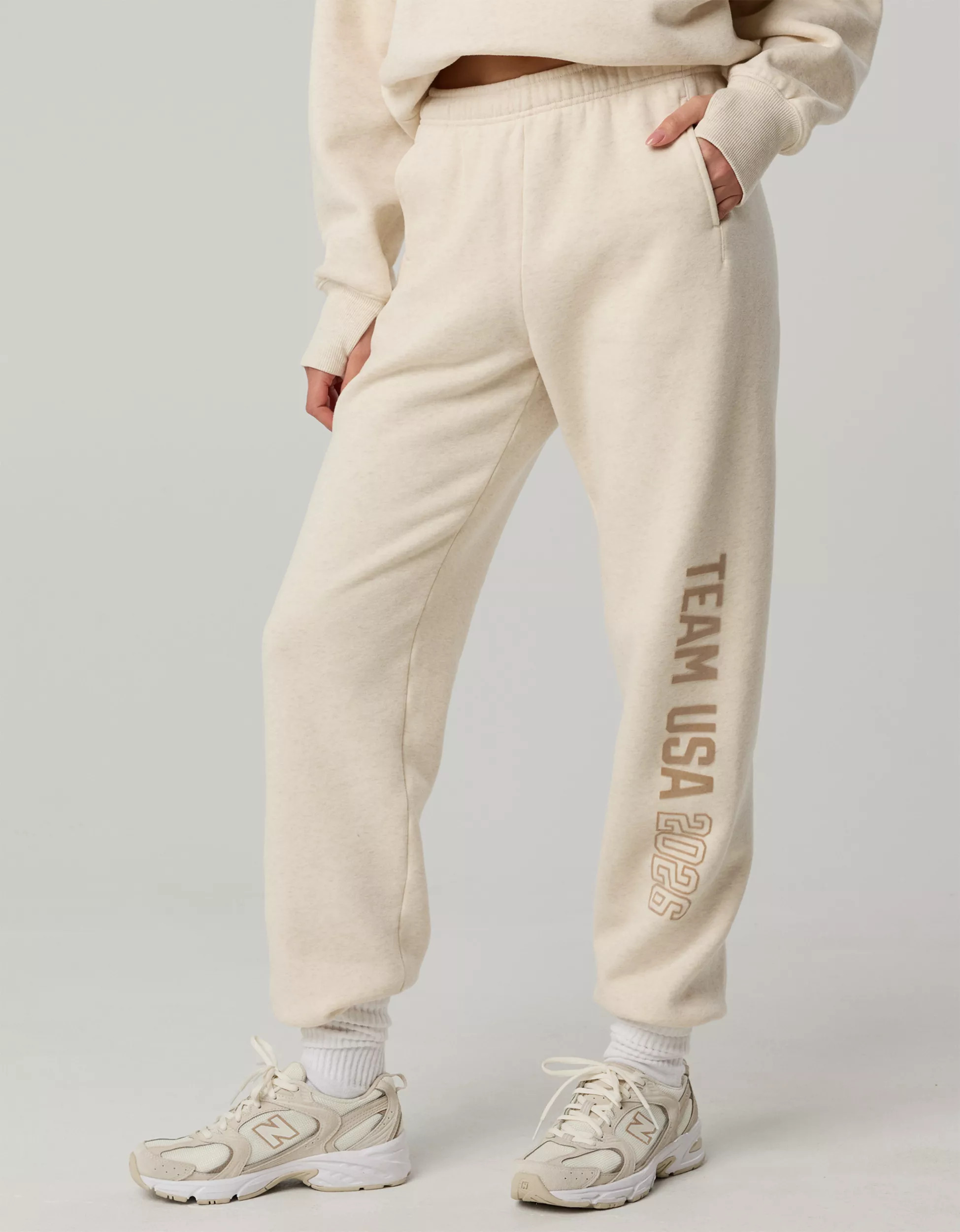 OFFLINE By Aerie Team USA Collection Cloud Fleece Classic Jogger | Aerie
