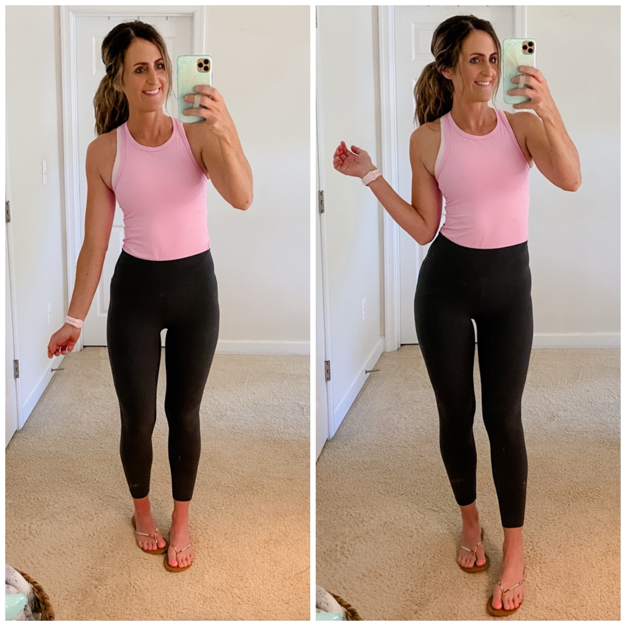 On my way to a Barre class. It’s my newfound favorite workout sessions! #lululemon #barre #selfie #vitapink #align #lululemomalign #workout

#LTKOver40 #LTKFitness #LTKActive