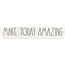 Rae Dunn Make Today Amazing Ceramic Name Plate Desk Plaque | Amazon (US)