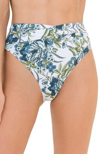 Botanical Jolie Reversible High Waist Bikini BottomsMAAJI | Nordstrom